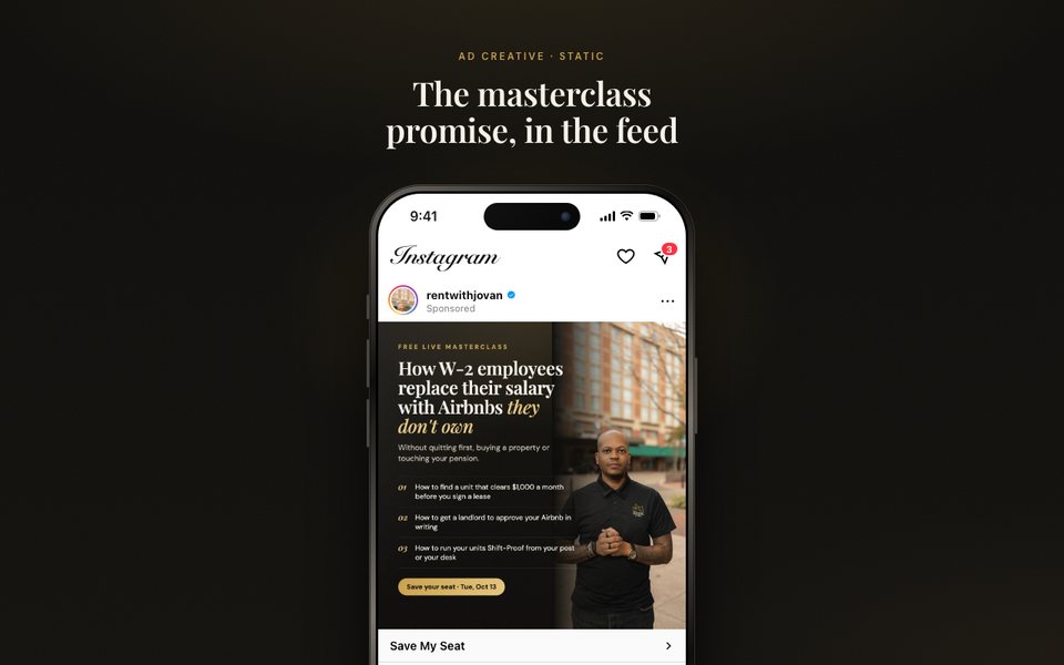 Static ad preview