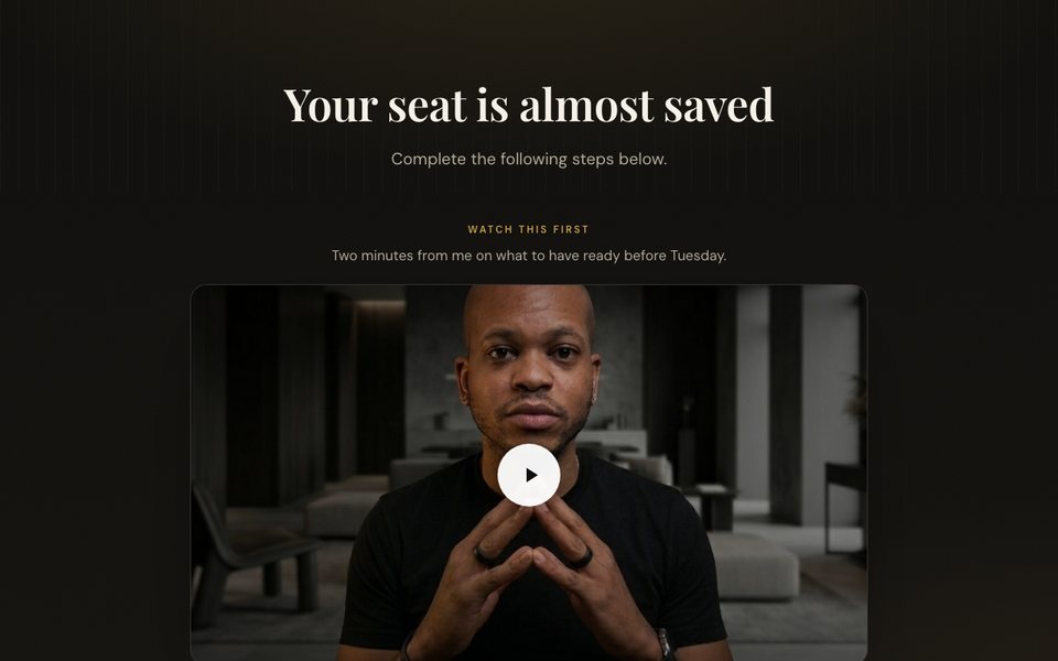 Thank-you page preview